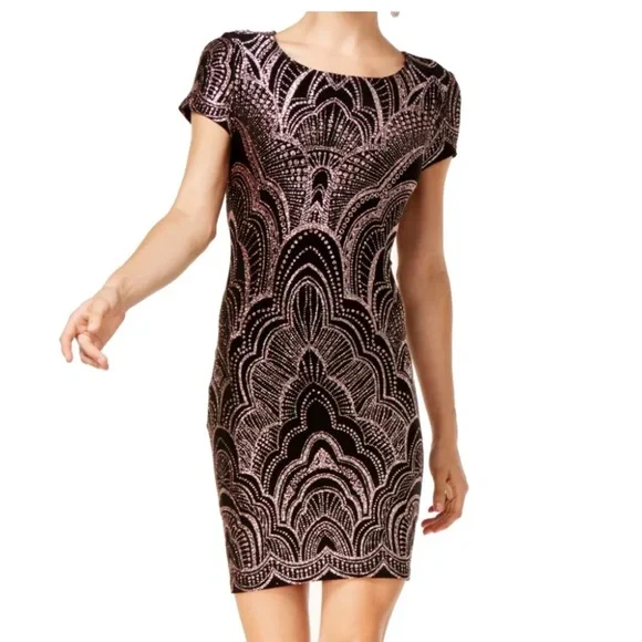Jump Dresses Jump Apparel Black And Gold Glitter Dress Juniors Poshmark